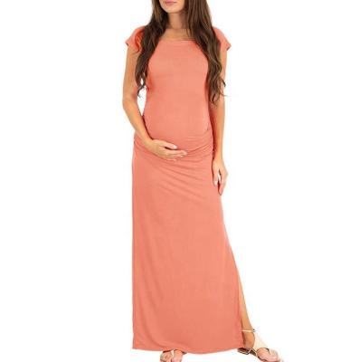 China Anti-Allergy Amazon New Arrival European Maternity Dresses For Pregnant Photography Dress Ladies Sexy Women Dress Summer Clothing Wear for sale