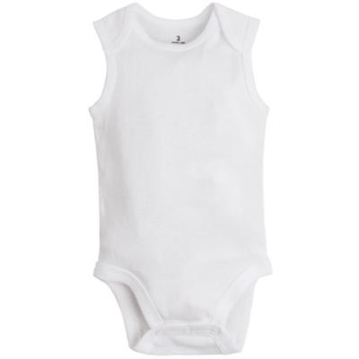 China Onesie Baby Clothes White Boutique Babies Kids Romper Jumpsuit Newborn Infant Onesie Baby Clothes Single Onesie Rompers Baby Blank Jumpsuit for sale