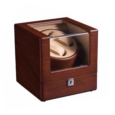 China Recycled Materials Like ODM Wooden Watch Winder Double Box For Mechanical Watch for sale