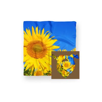 China Fashion Silk Like Sun Protection Ladies Custom Scarf High Quality Satin Silk Digital Printing Smooth Fabric Bandana for sale