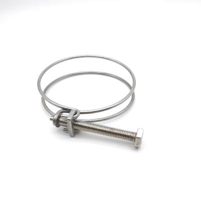 China Factory Supply Industrial Large Size Wire Spring Hose Clamp Pipe Clamp for sale