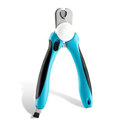 China Stocked Hot Selling Professional Stainless Steel Pet Claw Trimmer Dog Cat Grooming Tool Pet Nail Clippers for sale