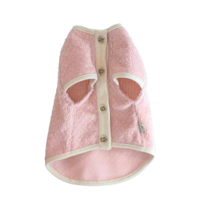 China Stocked Warm Cat Fashion Knitted Cardigan Winter Pet Clothes Bald Cat British Short Pullover Cat Clothes Thick Plush Sweater for sale