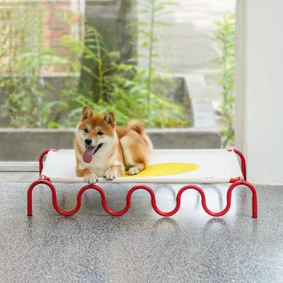 China Wholesale Portable Outdoor Pet Dog Waterproof Cooling Cooling High Bed With Breathable Mesh for sale