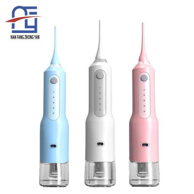 China Car 1800mAh Battery Rechargeable Portable Water Flosser Cordless Oral Irrigator With USB With ABS Material for sale