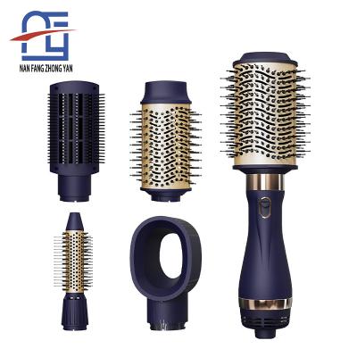 China Other 5 in 1 Professional Hair Dryer Brush Blow Dryer Brush in One Negative Ion Anti-Frizz Blowout Hot Air Brush for Women for sale