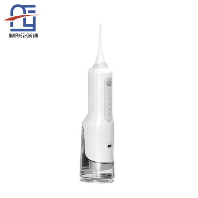 China Car Portable Traveler Handle Cordless Freedom Electric Oral Dental Irrigator 270ml Tooth Water Flosser Soft Waterproof for sale