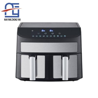 China Hotel Commercial turkey freidora sin aceite chicken pressure double basket dual inteligente freidora de aire digital smart air fryers for sale