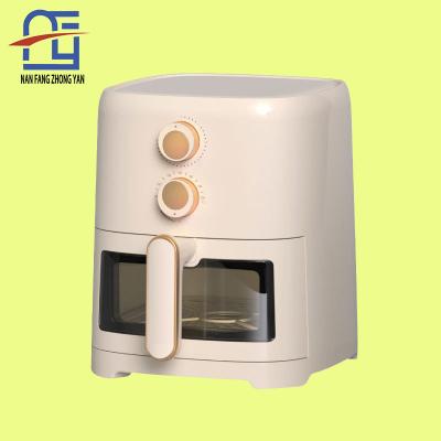 China Hotel 4.2L 1300W oven Big Capacity Large Custom Electric No Oil Deep air Fryer Smart Digital Air Fryer with Visible Window for sale