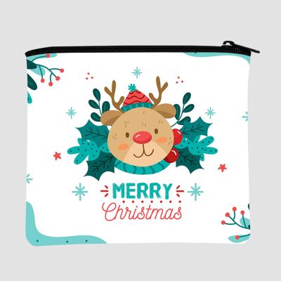 China Special Logo Waterproof Custom Picture Offers Christmas Gift Style Child Coin Purse Sublimation Wallet for sale