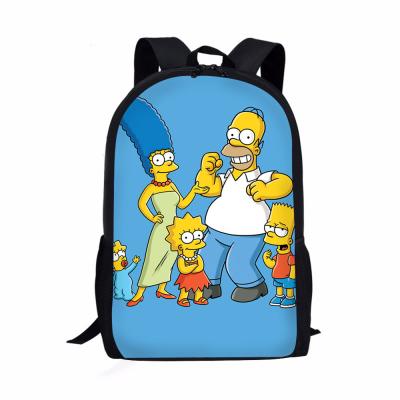 China Waterproof Custom Canvas Simpson Novation Designer Kids Sublimation Kid Backpack School Bag for sale