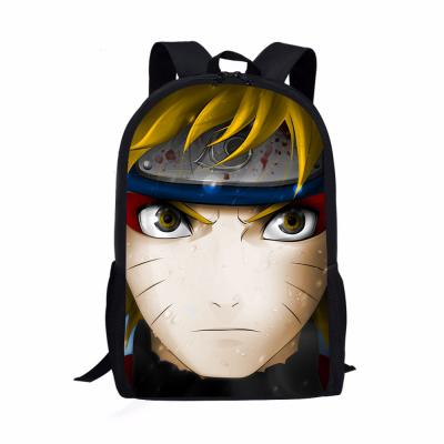 China AIE Naruto Waterproof Custom Men's Design Your Own Leisure Novation Fashion Backpacks School Bags for sale