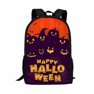 China Hot Sale Halloween Waterproof Custom Design Kid School Bags Outdoor Fashion Travel Backpack for sale