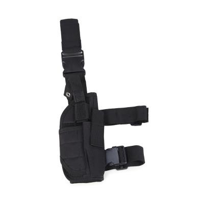 China Tactical Outdoor Molle 600D Oxford Military Training Camping Drop Leg Gun Hunting Holster with Adjustable Belt Thigh Straps for sale