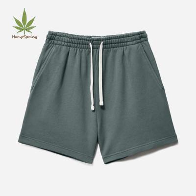 China Solid Color Breathable Organic Cargo Women's Hempspring Track Hemp Sweatshort Eco Sweatshort Eco Bottoms for sale