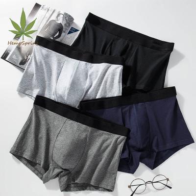 China HempSpring Briefs Hemp Boxer Briefs Breathable Hemp Shorts/Organic Cotton Boxer Briefs Underwear Men for sale