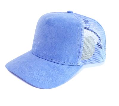 China Custom Por-Mayor Trucker Mesh Trucker Cap de Gorras de Suade White Mesh Trucker Hat Luxury Plain Wholesale COMMON for sale