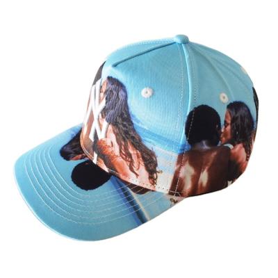 China COMMON All Over Printed 5 Panel Customized Women's Baseball Caps With Logo For Women Dubai for sale