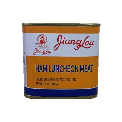 China Artificial color not ready to ship Ham Pork Luncheon Meat Canned pork to sell canned food wholesale luncheon meat for sale