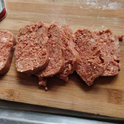 China No Ground Beef Artificial Meat Custom Order Colors Salted Halal Sterilized High Quality Span 340g*24 Safe 3 Years Storage for sale