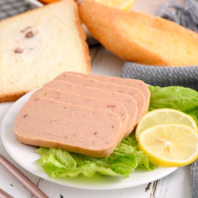 China Artificial color 340g Korea not brand same quality as Lotte Pork Luncheon Meat for sale