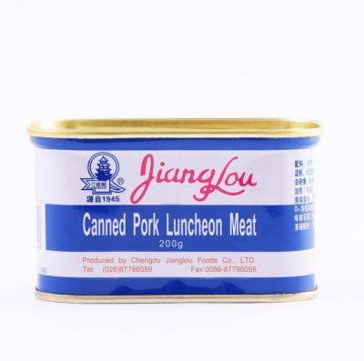 China No Artificial Colors High Quality Pork Boxed Luncheon Meat For Wholesale Tinplate Packaging Custom Order From China for sale