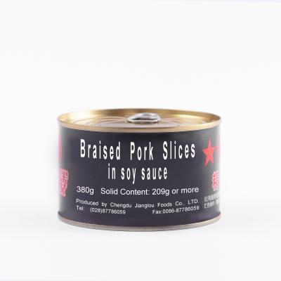 China Artificial color does not sample express free canned pork cooked slices for shabu-shabu braises small capacity wholesale high quality for sale