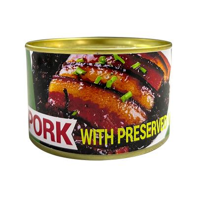 China Artificial Color Not Sliced ​​Poultry Pork 227g Cooked Span Canned Pork Meat Extended Storage Product Wholesale for sale