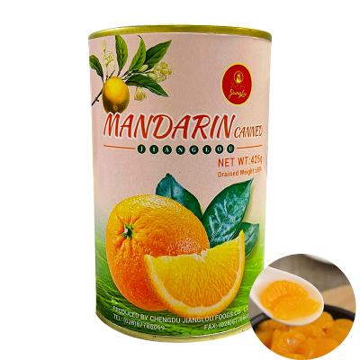 China Artificial Color Did Not Customize Round Tin Fruit Canned Tangerine Syrup Wholesale for sale