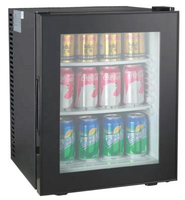 China SC-35SA 35L THERMOELECTRIC silent mini fridge with glass door, silent withour vibration for sale