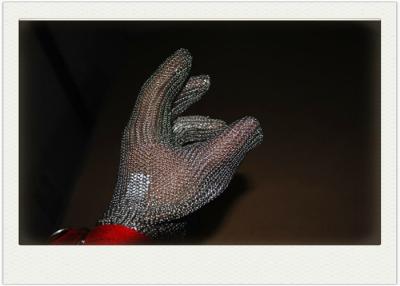 China Five Fingers Stainless Steel Gloves With Cut Resistant For Cooking for sale