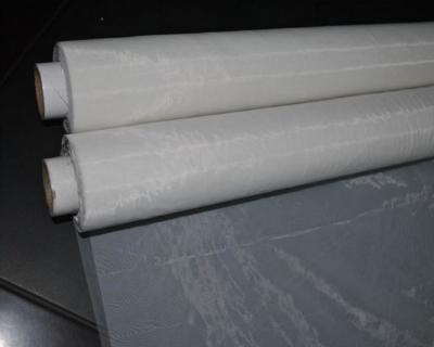 China 100 micron White Polyester Printing Mesh For Ceramic Printing for sale