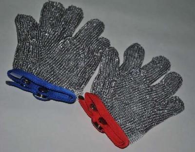 China Schneiden Sie beständige 304 Edelstahl-Handschuhe Chainmail-Masche für Metzger, Größen-Gewohnheit zu verkaufen