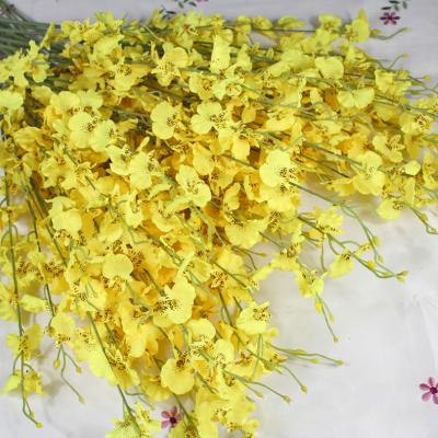 China Dancing Home Orchid Home Decoration Flowers Hotel Artificial Flower Hotel For Wedding Decor for sale