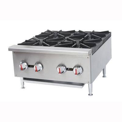 China Restaurant Commercial Kitchen Equipment 4 Burner Gas Cooker Stove for sale