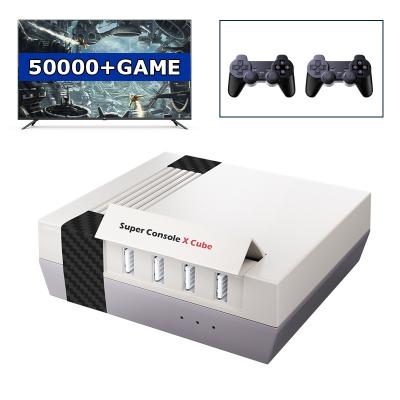 China Up to 4 Players Retro Video Game Console Super Cube X Console For PSP/PS1/N64 Game Players With 33000 Games Wireless Controller Console Emulator for sale