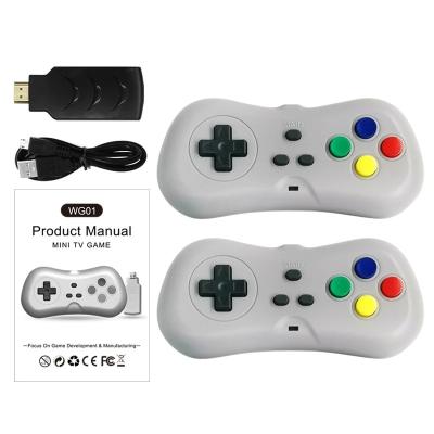 China 2.4G Wireless Game Player TV Stick TV Game Machine HD Classic Mini Nostalgic Red and White Machine Item 638 Games Not Repeat for sale