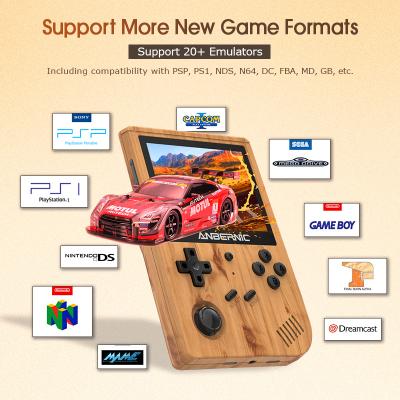 China Support NEW RG351V Retro PS1/PSP/DC/N64/NDS Game Console With 50000+ Games Handheld Game Player For PSP/PS1/N64/NDS RK3326 Open Source Console Emulates for sale