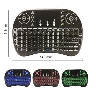 China I8 2.4ghz Wireless Mini Touchpad Mini Wireless Keyboard And Mouse Combos Rechargeable For PC Pad Android TV Box And More for sale