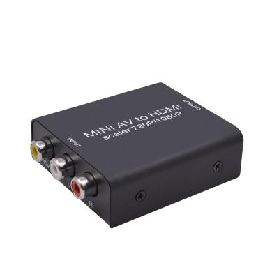 China AOEYOO AV Metal CVBS RCA to HDMI Converter 1080P NTSC/PAL Metal for TV/PC/PS3/DVD PAL NTSC for sale