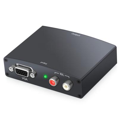 China AOEYOO VGA to HDMI Converter with Audio L/R Output Metal 20*11*3.9 for sale