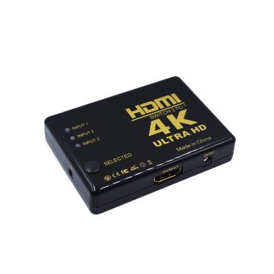 China AOEYOO 4K HDMI Plastic Switch 3 in 1 with IR Remote Control for sale