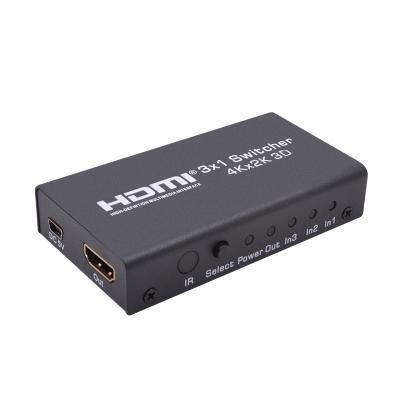 China AOEYOO 4K HDMI Metal Switch 3 in 1 out of 3x1 Splitter for sale