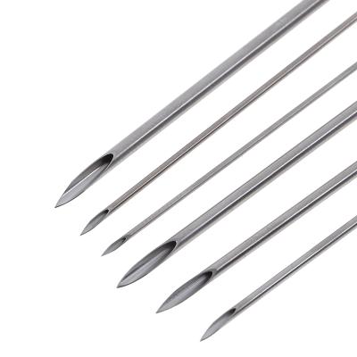 China 10-100Pcs/Set FASHIONABLE 12g/14g/16g/18g/20g Disposable Tattoo Piercing Needles For Navel Nipple Ear Lip Tattoo Piercing Needles Kit Tool for sale