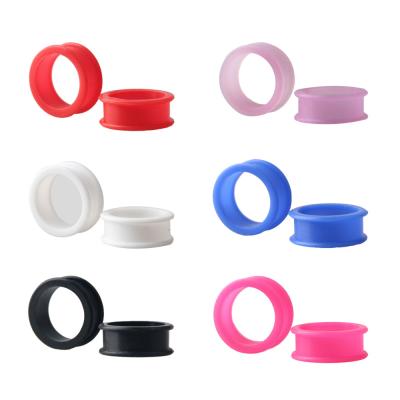 China TRENDY 10Pairs/Set European and American Hot Selling Wholesale Silicone Ear Plugs Fashion Earrings Trend Body Piercing Jewelry 2020 for sale