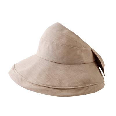 China Fashion \ Comfortable Fashion Women Custom Fitted Beach Blank Top Summer \ Durable Wide Brim Plain UV Sunscreen Hats for sale