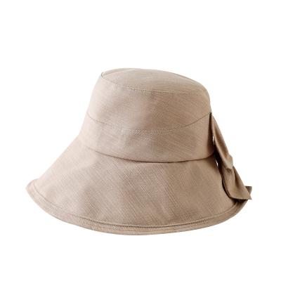 China Fashion\Comfortable\Goods 2021 Summer Custom Cotton And Solid Color Designer Fisherman Bucket Canvas Hats For Women for sale