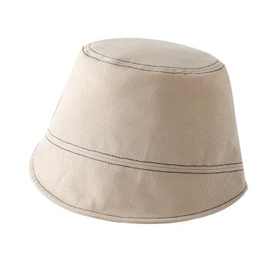 China Fashion\Wholesale Customized Open Line Comfortable Basin\Durable 2021 Customized Sun Bucket Hat For Women Summer for sale