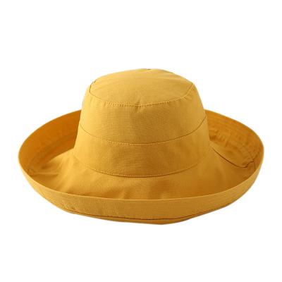 China Fashion Colorful Wide Brim Women Custom\Wholesale Comfortable\Durable Summer Fitted Sun Visor Bucket Hats for sale