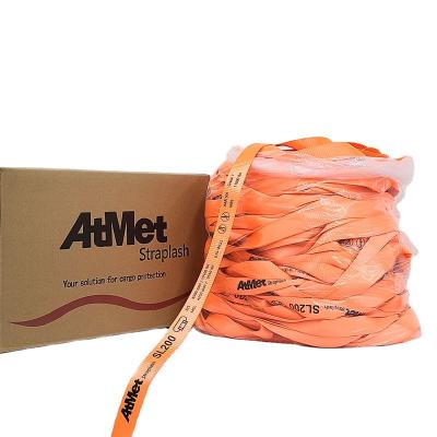 China Machine Packing Polyester Fiber Belt Use Industrial Soft Composite Rope Strapping Material New Compound Strapping for sale